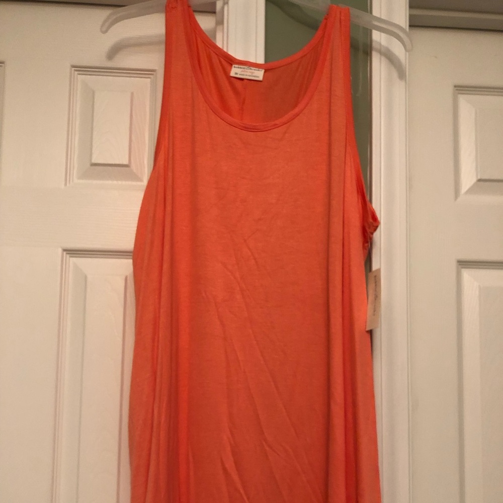 NWT 3X Peach Dress/CoverUp